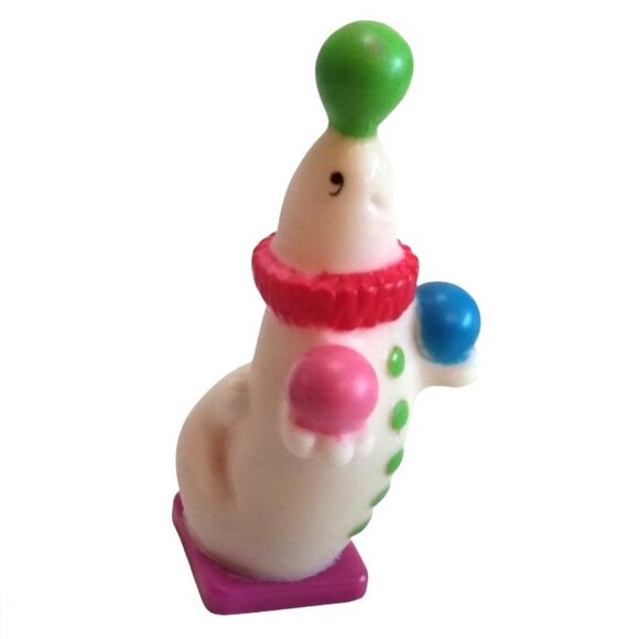 Vintage Clown & Seal Cake/CupCake Toppers-Lot Of 4 - Picture 4 of 12